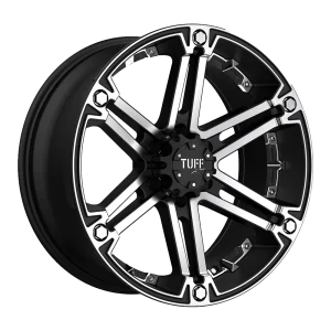Tuff Wheels – T01 – Black – 18″x9″ -6mm – Summer Wheels – 1890T01-68165F25C